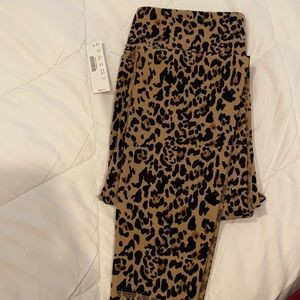 J. Crew cropped cheetah print legging